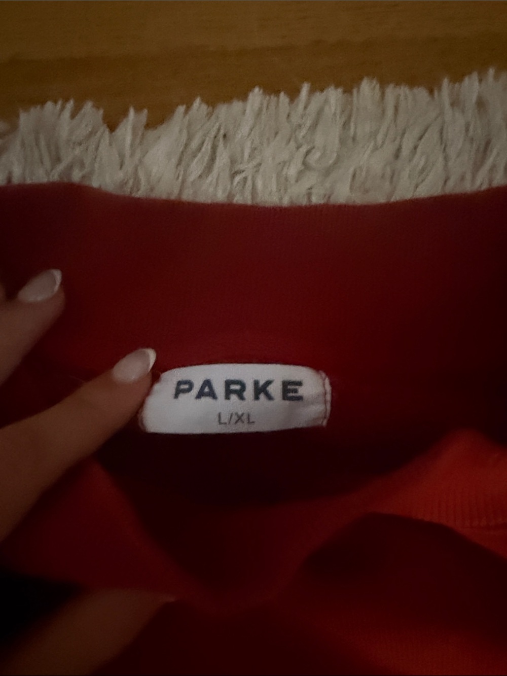 PARKE Red mockneck - Picture 2 of 2